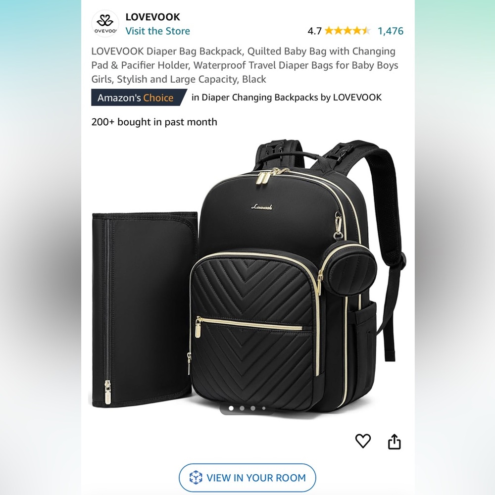 Lovevook Diaper Bag/Backpack